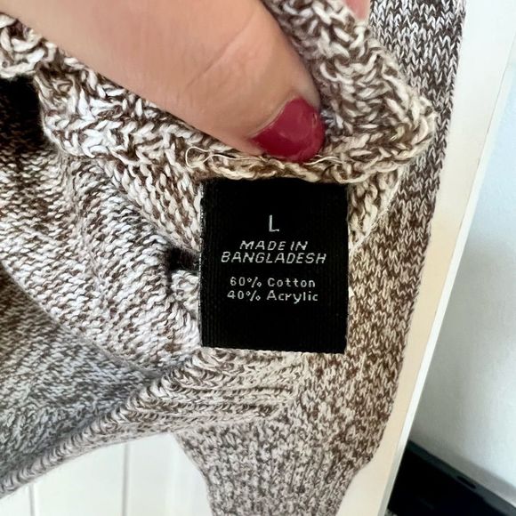 Marc Anthony | long sleeve cowl neck sweater - L - Picture 7 of 7